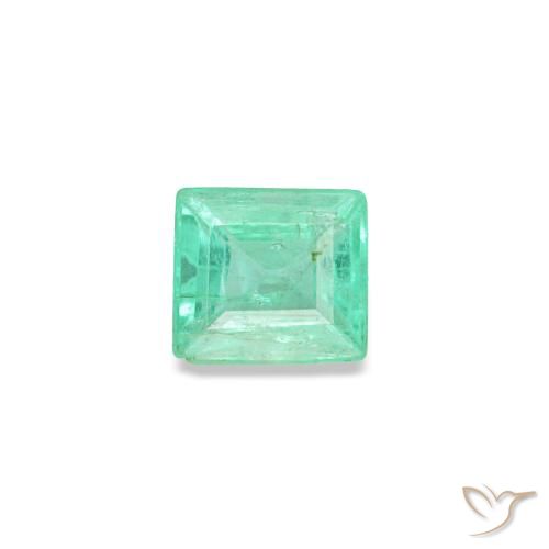 0.11ct Green Emerald, Baguette, VS