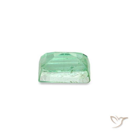 Emerald Gemstone in 3.5 x 3.2 mm Size for Sale, Emerald Stone in Yellowish Green Color