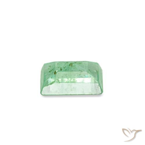 Emerald Gemstone in 3.8 x 2.7 mm Size for Sale, Emerald Stone in Pistachio Green Color