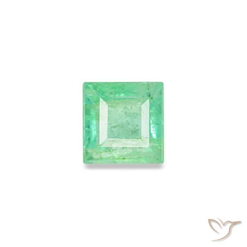 0.09ct Green Emerald, Square, VS-SI