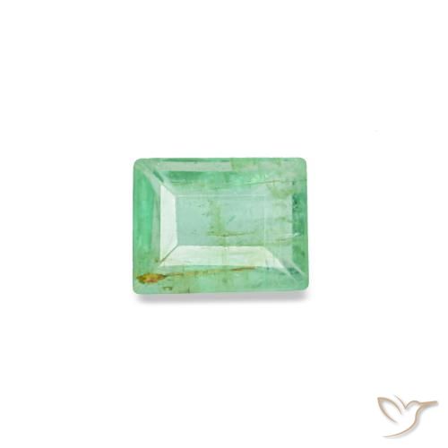 0.12ct Green Emerald, Baguette, SI