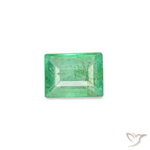 0.12ct Green Emerald, Baguette, SI