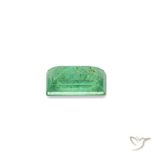 Emerald Gemstone in 3.5 x 2.6 mm Size for Sale, Emerald Stone in Light Green Color