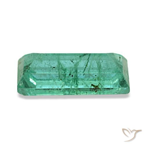 Emerald Gemstone in 9.7 x 5 mm Size for Sale, Emerald Stone in Cool Green Color