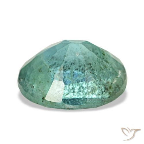 Emerald Gemstone in 9.5 x 7.8 mm Size for Sale, Emerald Stone in Medium Green Color