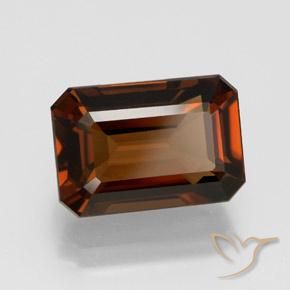 7.56 ct Brown Enstatite Stone, Natural Enstatite in Octagon Facet Shape for Sale
