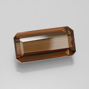 7.24 ct Brown Enstatite Stone, Natural Enstatite in Octagon Facet Shape for Sale