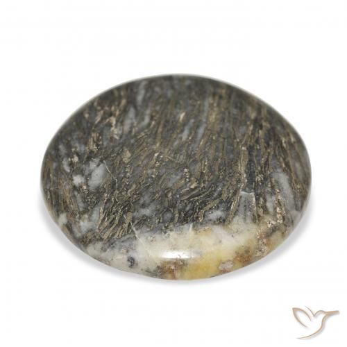 Feather Pyrite Gemstone in 27.7 mm Size for Sale, Feather Pyrite Stone in Multicolor Color