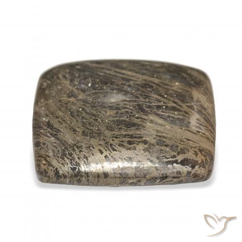 Feather Pyrite Gemstone in 23.8 x 21.2 mm Size for Sale, Feather Pyrite Stone in Multicolor Color