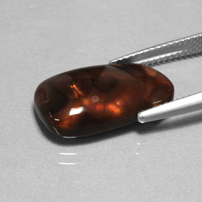 Fire Agate Gemstone in 18.6 x 10.5 mm Size for Sale, Fire Agate Stone in Multicolor Color
