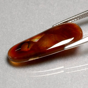 Fire Agate Gemstone in 23.6 x 9.8 mm Size for Sale, Fire Agate Stone in Multicolor Color