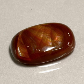 4.95 ct Multicolor Fire Agate Gemstone, Fire Agate Gem in Oval Cabochon Shape for Sale.