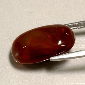 Fire Agate Gemstone in 15.3 x 10.1 mm Size for Sale, Fire Agate Stone in Multicolor Color