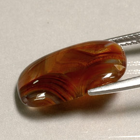 Fire Agate Gemstone in 17.1 x 11.1 mm Size for Sale, Fire Agate Stone in Multicolor Color