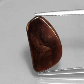 2.34 ct Multicolor Fire Agate Gemstone, Fire Agate Gem in Fancy Cabochon Shape for Sale.