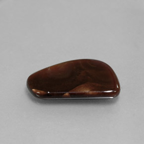 2.34 ct Multicolor Fire Agate Stone, Natural Fire Agate in Fancy Cabochon Shape for Sale