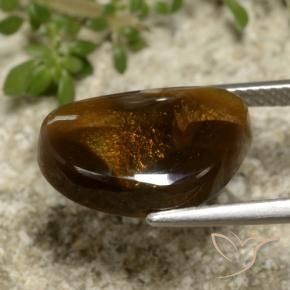 Fire Agate Gemstone in 15.5 x 10.4 mm Size for Sale, Fire Agate Stone in Multicolor Color