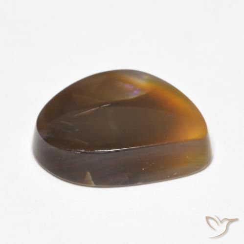 Fire Agate Gemstone in 16.6 x 11.3 mm Size for Sale, Fire Agate Stone in Multicolor Color