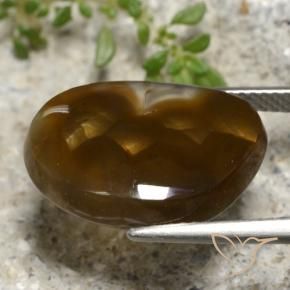9.24 ct Multicolor Fire Agate Stone, Natural Fire Agate in Fancy Cabochon Shape for Sale