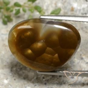 Fire Agate Gemstone in 18 x 13 mm (calibrated) Size for Sale, Fire Agate Stone in Multicolor Color