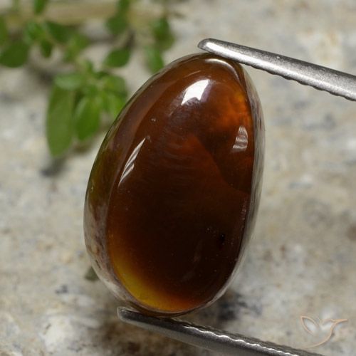 4.95 ct Fancy Fire Agate, 14.3 x 9.1 mm From Mexico, Photo A