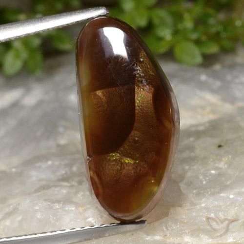 7.02ct Natural Multicolor Fire Agate, Fancy, Translucent