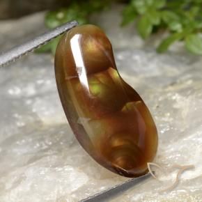 Fire Agate Gemstone in 18.3 x 8.8 mm Size for Sale, Fire Agate Stone in Multicolor Color