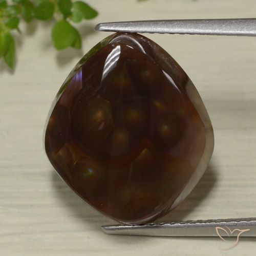9.45ct Natural Multicolor Fire Agate, Fancy, Translucent