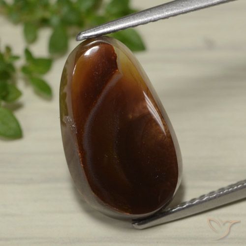 5.25ct Natural Multicolor Fire Agate, Fancy, Translucent