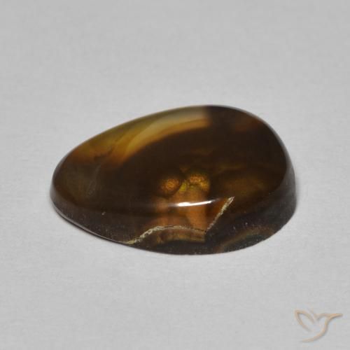 Fire Agate Gemstone in 13 x 9 mm (calibrated) Size for Sale, Fire Agate Stone in Multicolor Color