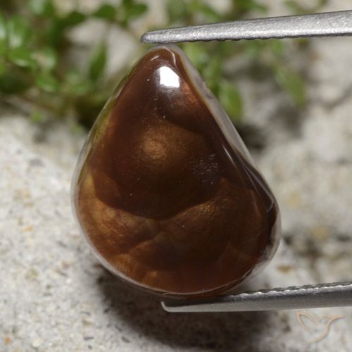 5.86 ct Fancy Fire Agate, 14.6 x 12.4 mm From Mexico, Photo A