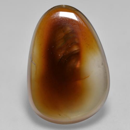Multicolor Fire Agate Gem - 8.2ct Fancy Cabochon (ID: 475677)