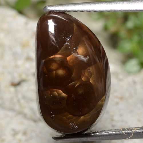 Agata di fuoco multicolore taglio fantasia da 6,3 ct dal Messico, dimensione 16,1x9,6 mm, pietra preziosa naturale non trattati , purezza Opaque, Agata di fuoco fancy cut da 1 pz, durezza Mohs di 6,5 - 7 adatto per gioielli da indossare ogni giorno, Photo A