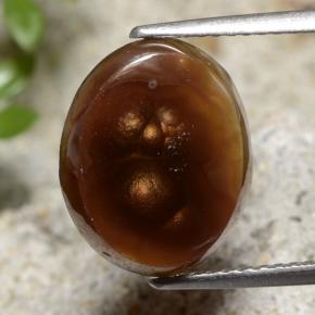4ct Oval Cabochon Multicolor Fire Agate for sale thumb image of 4ct Oval Cabochon Multicolor Fire Agate (ID: 475686)