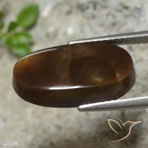 Fire Agate Gemstone in 17.5 x 9.5 mm Size for Sale, Fire Agate Stone in Multicolor Color