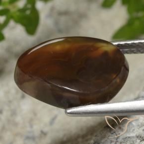 Fire Agate Gemstone in 14 x 10 mm (calibrated) Size for Sale, Fire Agate Stone in Multicolor Color