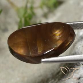 Fire Agate Gemstone in 15 x 10 mm (calibrated) Size for Sale, Fire Agate Stone in Multicolor Color