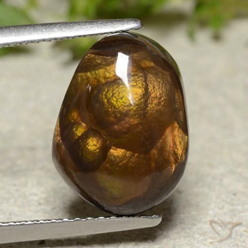 6.07ct Natural Multicolor Fire Agate, Fancy, Opaque