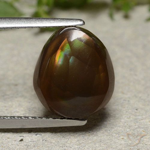 4.61ct Natural Multicolor Fire Agate, Fancy, Opaque