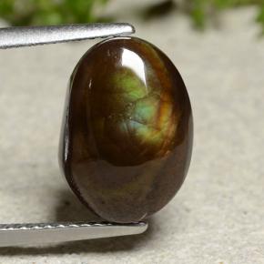 5.2ct Oval Cabochon Multicolor Fire Agate for sale thumb image of 5.2ct Oval Cabochon Multicolor Fire Agate (ID: 486644)