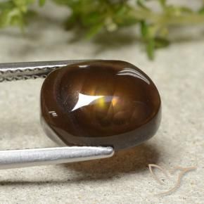 Fire Agate Gemstone in 11 x 9 mm (calibrated) Size for Sale, Fire Agate Stone in Multicolor Color