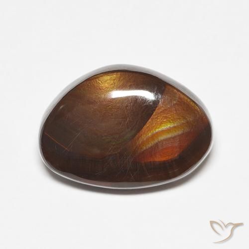 7.08ct Natural Multicolor Fire Agate, Fancy, Translucent