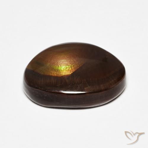 Fire Agate Gemstone in 15.4 x 10.7 mm Size for Sale, Fire Agate Stone in Multicolor Color