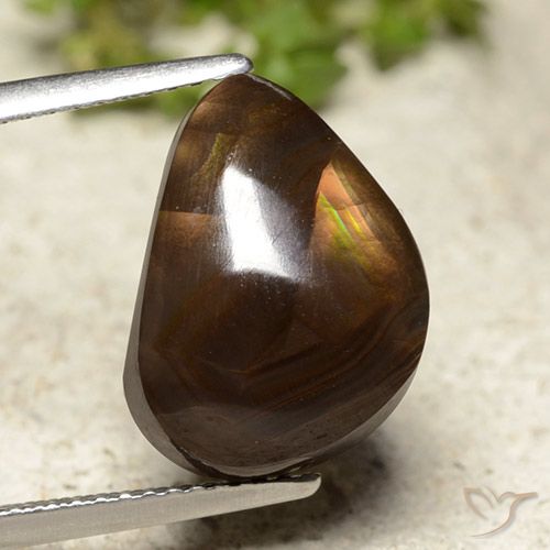 7.07ct Natural Multicolor Fire Agate, Fancy, Translucent