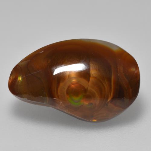 fire agate cabochon
