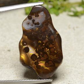 12.9ct Fancy Cabochon Multicolor Fire Agate for sale thumb image of 12.9ct Fancy Cabochon Multicolor Fire Agate (ID: 486977)