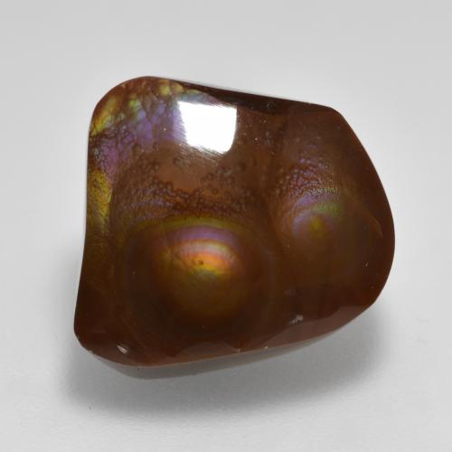 10.4ct Fancy Cabochon Multicolor Fire Agate for sale thumb image of 10.4ct Fancy Cabochon Multicolor Fire Agate (ID: 487021)