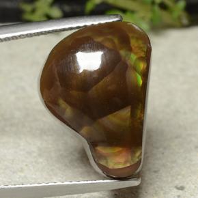 12.1ct Fancy Cabochon Multicolor Fire Agate for sale thumb image of 12.1ct Fancy Cabochon Multicolor Fire Agate (ID: 487153)