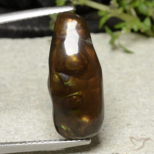 8.81ct Natural Multicolor Fire Agate, Fancy, Opaque