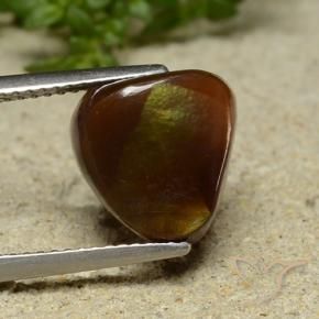 Fire Agate Gemstone in 11 x 11 mm (calibrated) Size for Sale, Fire Agate Stone in Multicolor Color